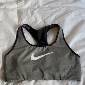 Nike Gray Sports Bra Size M